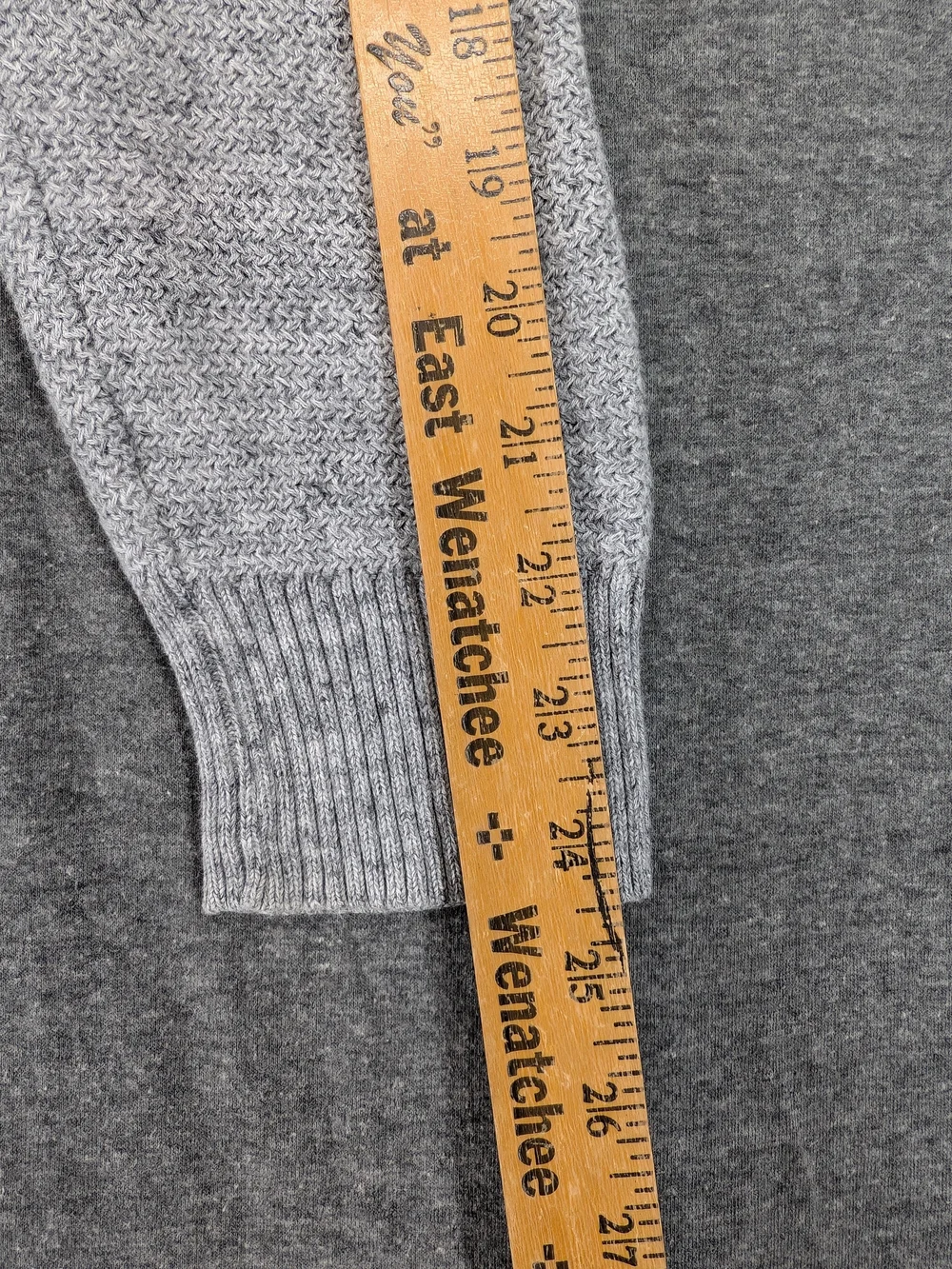 Goodfellow & Co Light Gray Shawl Collar Button Cardigan